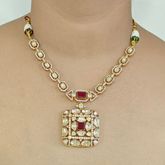 Aantarang Moissanite Pendent necklace set