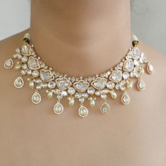 Aditi Polki Neckline set