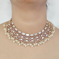 Ahana Polki Neckline set