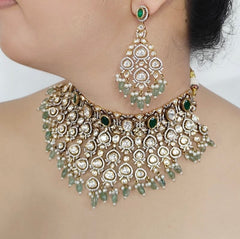 Aarvi moissanite choker set