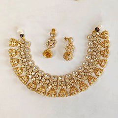 Almeera Moissanite bridal necklace set