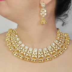 Almeera Moissanite bridal necklace set