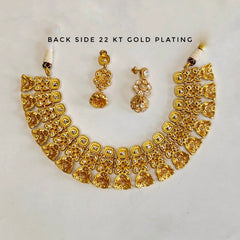 Almeera Moissanite bridal necklace set