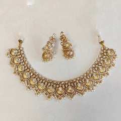 Amisha Pearl Polki Set