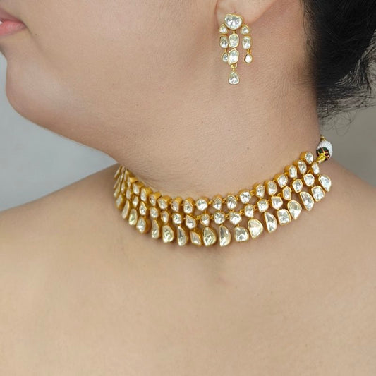 Areena Moissanite necklace set