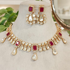 Meher Moissanite necklace set