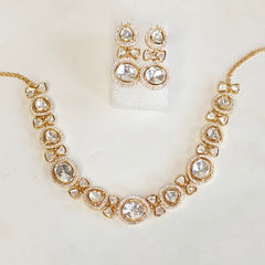 Eilena Polki Neckline set