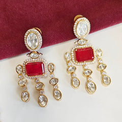 Netra Kundan Polki Double Line Set