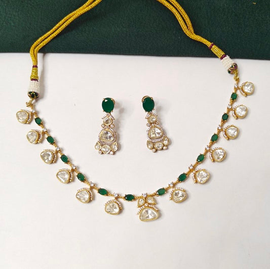 Narol Moissanite necklace set