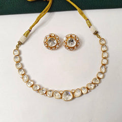 Aarushii Moissanite necklace set