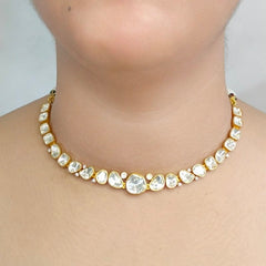 Aarushii Moissanite necklace set