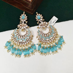 Jhanvi Polki Chaandbali Aqua