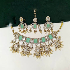 Kavya Polki Neckline set