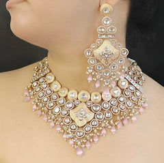 Pavitra Polki Neckline Set