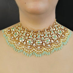 Saundarya mint green set