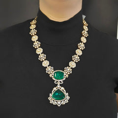 Aradhya Polki long set