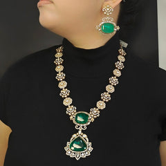 Aradhya Polki long set