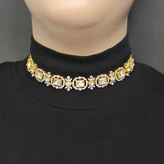 Baleena Moissanite choker