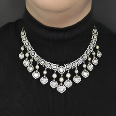 Damin Polki Neckline set