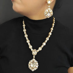 Bella Moissanite necklace set