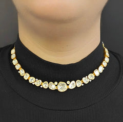 Aarushii Moissanite necklace set