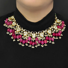 Aradhya Polki Necklace Set