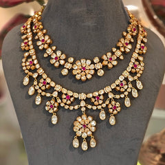 Shilpa Moissanite necklace set