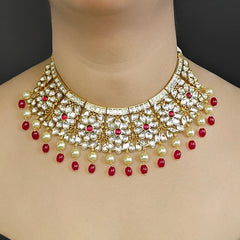 Rakhi Polki Choker Set