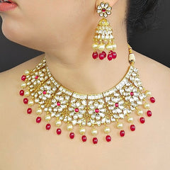Rakhi Polki Choker Set
