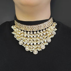Afsaah Polki choker Set
