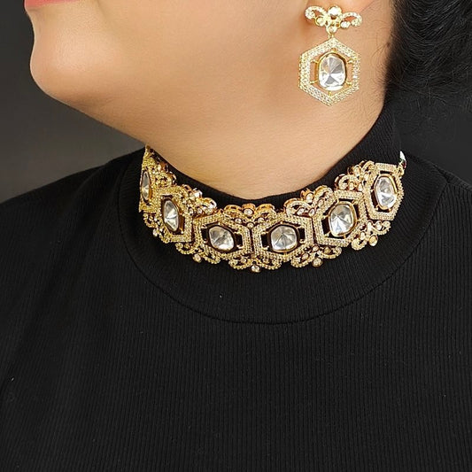 Cheshtha Polki Choker Set