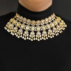 Aatulyaa Moissanite bridal necklace set