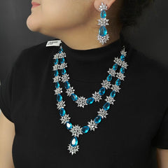Carol Aqua Necklace set