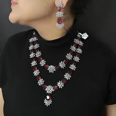 Carol Red Necklace set