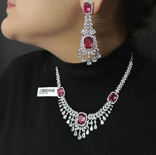 Aradhya Ruby wine AD set