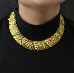 Raveena antique hansali set