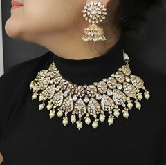 Rewathi Pearl Choker Set