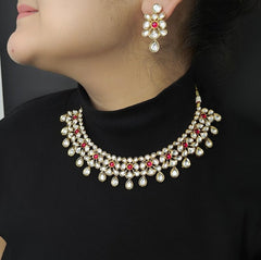 Tamara Polki Neckline Set