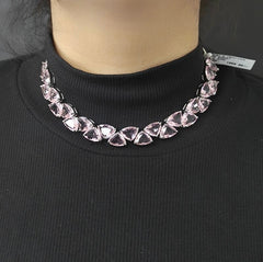 Amera Pink necklace set