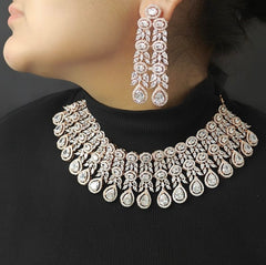 Hezal Necklace set (Rose)