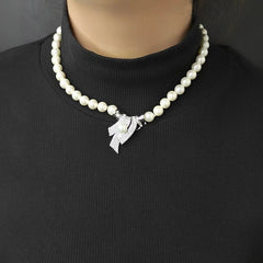 Pallavi Pearl Neckline Set