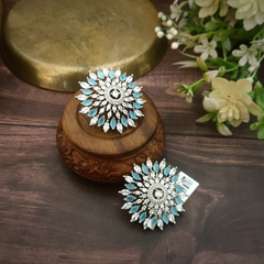 Mila Aquamarine AD Earrings