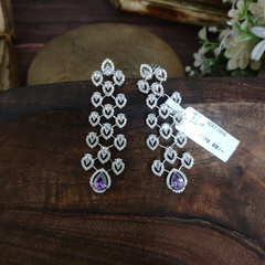 Ella Purple AD Earrings