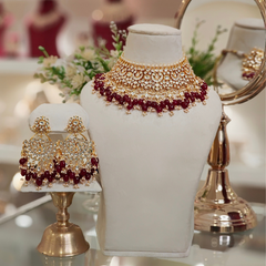 Chakoor Paachi Kundan Set