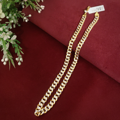 Curb Rhodium Chain (Golden, Silver)