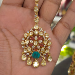 Aradhana Mossanite Polki bridal set
