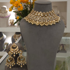 Bharthi antique polki set