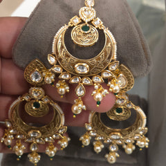 Bharthi antique polki set
