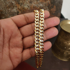 Curb Rhodium Chain (Golden, Silver)