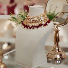 Chakoor Paachi Kundan Set